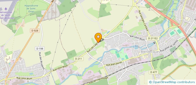 localisation de l'entreprise TERRE-DRAINAGE  LONGUENESSE