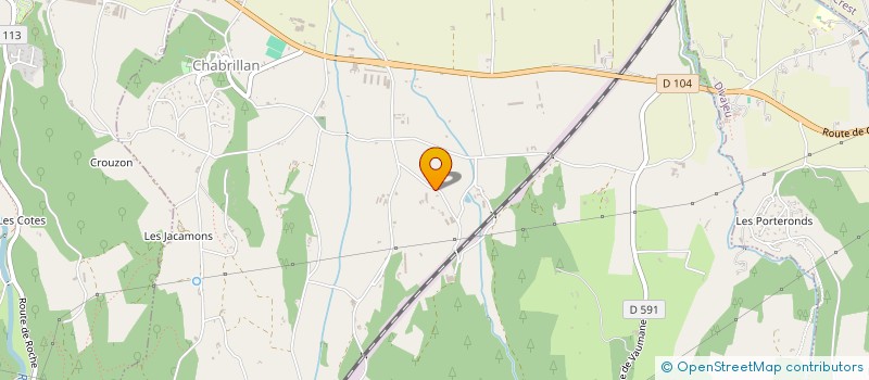 localisation de l'entreprise TERRE DU BOURG  CHABRILLAN