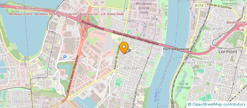 localisation de l'entreprise TERRE DU LOT  BORDEAUX