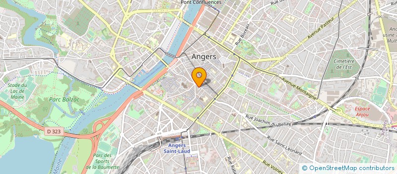 localisation de l'entreprise TERRE DU MILIEU  ANGERS