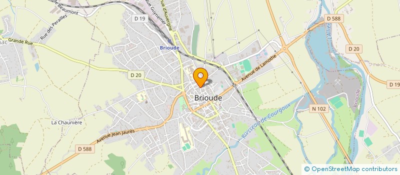 localisation de l'entreprise TERRE DU MILIEU à BRIOUDE
