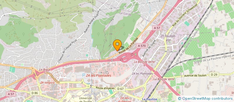 localisation de l'entreprise TERRE DU MONDE à LA GARDE