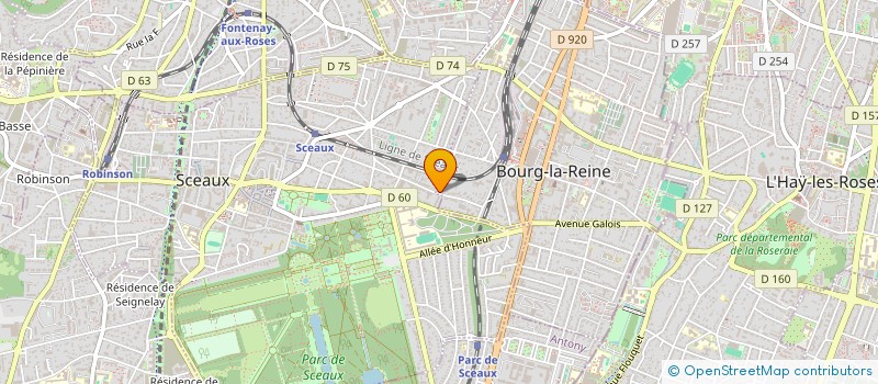 localisation de l'entreprise TERRE DU MONT à BOURG-LA-REINE