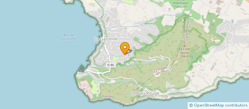 localisation de l'entreprise TERRE DU SUD  LE PRADET