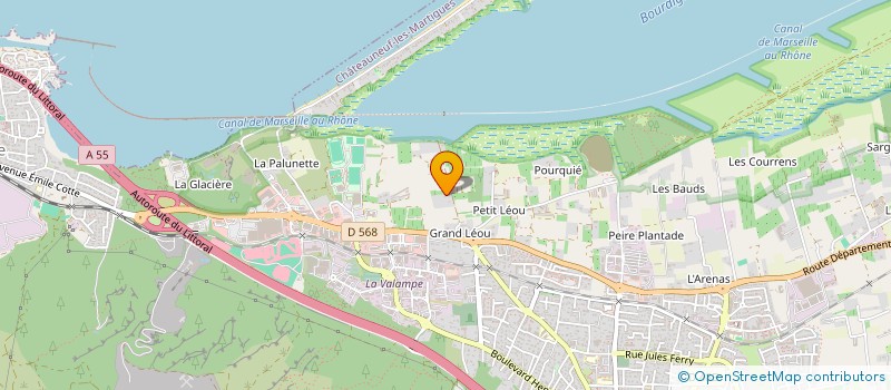 localisation de l'entreprise TERRE DU SUD  CHATEAUNEUF-LES-MARTIGUES