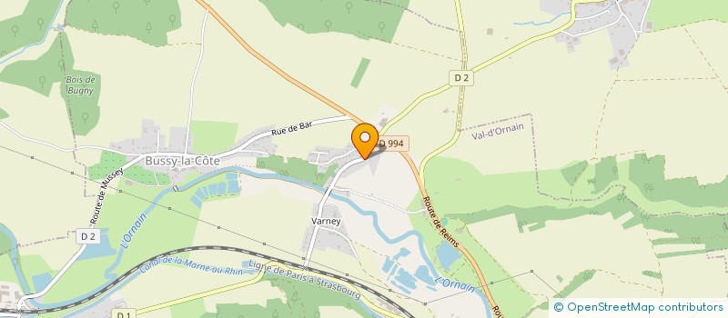 localisation de l'entreprise TERRE DU VAL D'OR à VAL-D'ORNAIN