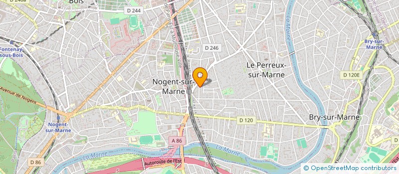 localisation de l'entreprise TERRE DU VIN  LE PERREUX-SUR-MARNE