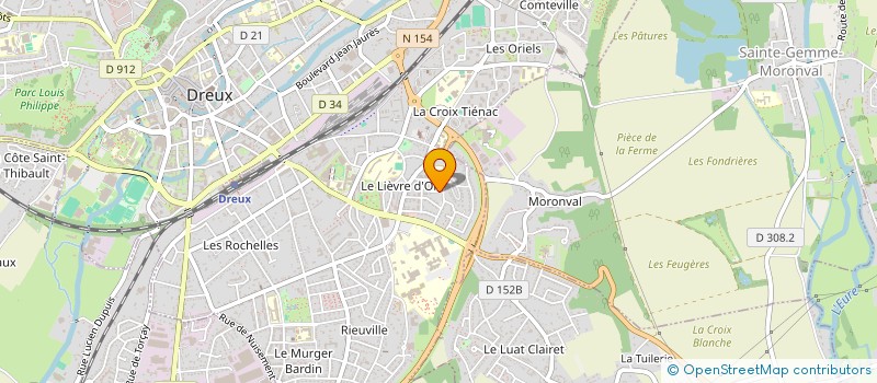 localisation de l'entreprise TERRE & EAU à DREUX