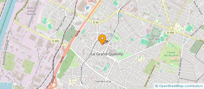 localisation de l'entreprise TERRE EAU COMMUN  LE GRAND-QUEVILLY