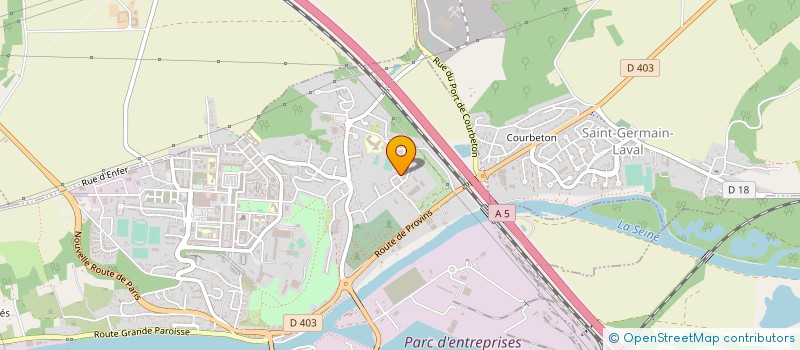 localisation de l'entreprise TERRE-ECO à MONTEREAU-FAULT-YONNE