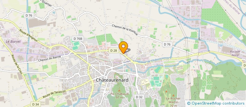 localisation de l'entreprise TERRE EFL à CHATEAURENARD