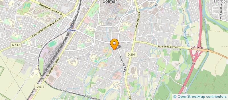 localisation de l'entreprise TERRE EN VUE  COLMAR