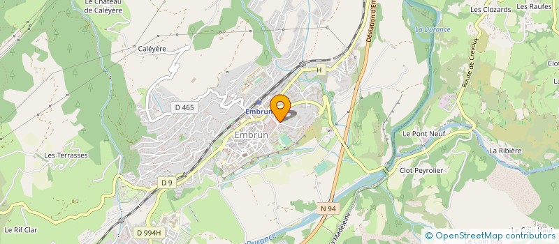 localisation de l'entreprise TERRE ET AVENIR à EMBRUN