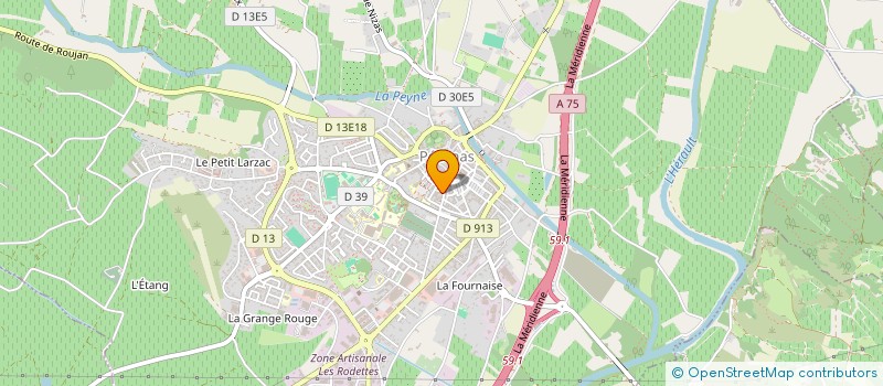 localisation de l'entreprise TERRE ET BANTYNE à PEZENAS