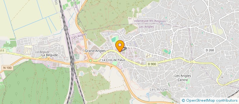 localisation de l'entreprise TERRE ET BIO  LES ANGLES