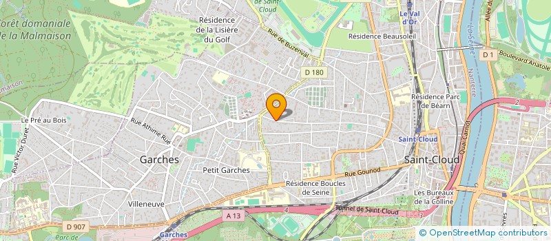 localisation de l'entreprise TERRE ET CIEL à SAINT-CLOUD