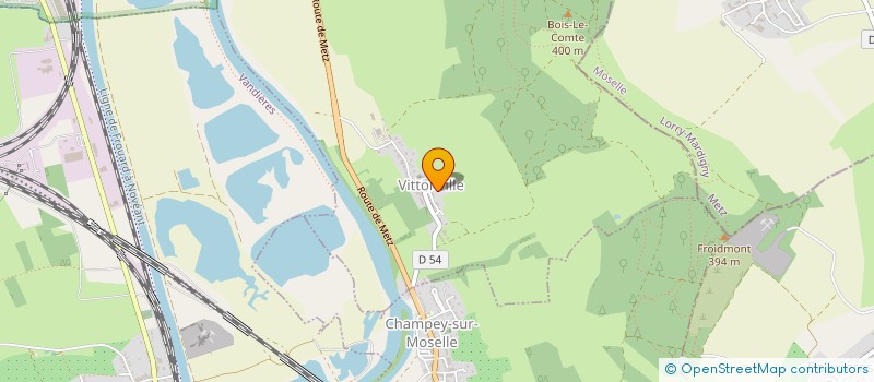 localisation de l'entreprise TERRE ET CIEL COIFFURE  VITTONVILLE