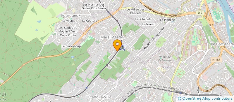 localisation de l'entreprise TERRE ET CIME PAYSAGE  MAREIL-MARLY