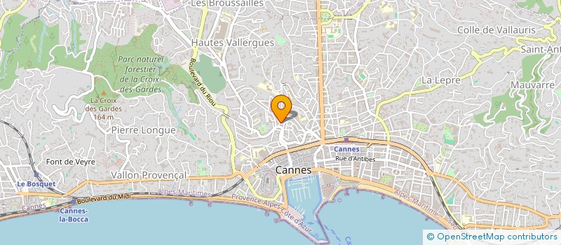 localisation de l'entreprise TERRE ET COULEUR DU SUD à CANNES