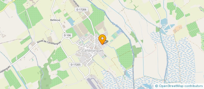 localisation de l'entreprise TERRE ET CRAYONS  CANDILLARGUES