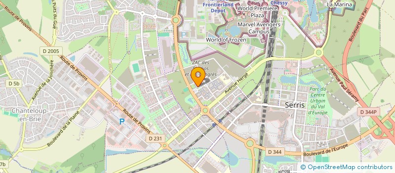 localisation de l'entreprise TERRE ET ETRES  CHESSY