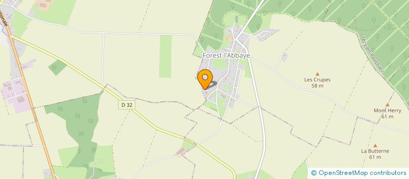 localisation de l'entreprise TERRE ET FOLIES  FOREST-L'ABBAYE