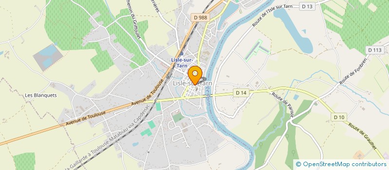 localisation de l'entreprise TERRE ET HABITAT à LISLE-SUR-TARN