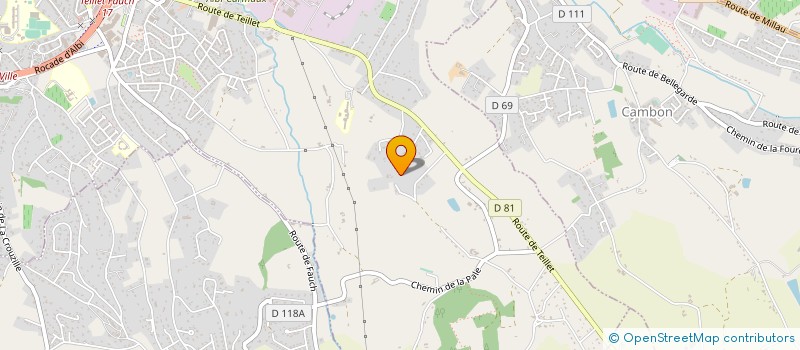 localisation de l'entreprise TERRE ET LOGEMENT à ALBI