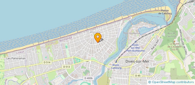 localisation de l'entreprise TERRE ET MER  CABOURG