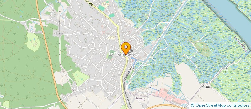 localisation de l'entreprise TERRE ET MER  LA TREMBLADE