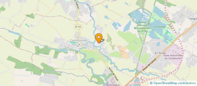 localisation de l'entreprise TERRE ET MER  CAMBOUNET-SUR-LE-SOR