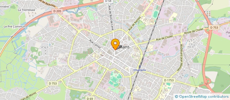 localisation de l'entreprise TERRE ET MER IMMOBILIER à CHALLANS