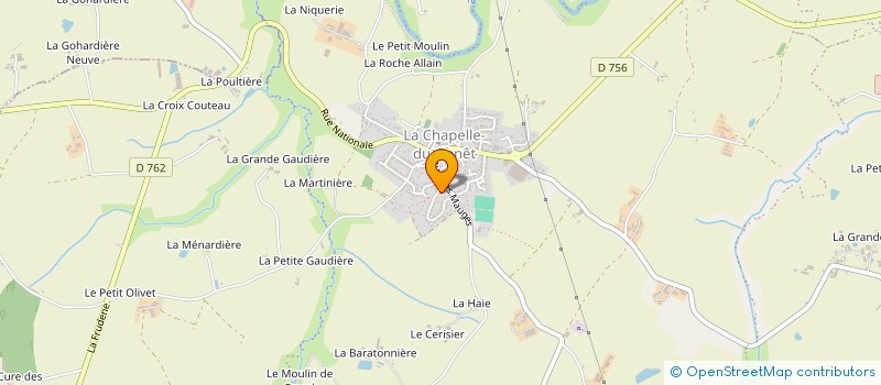 localisation de l'entreprise TERRE ET MER, LOIRE OCEAN à BEAUPREAU-EN-MAUGES