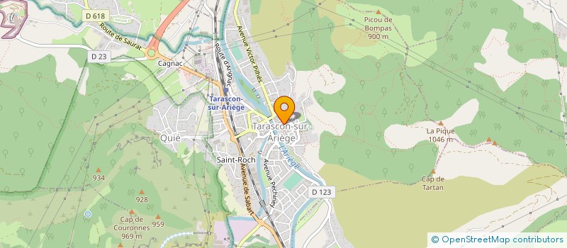 localisation de l'entreprise TERRE ET MUSIQUE ZERONEUF à TARASCON-SUR-ARIEGE