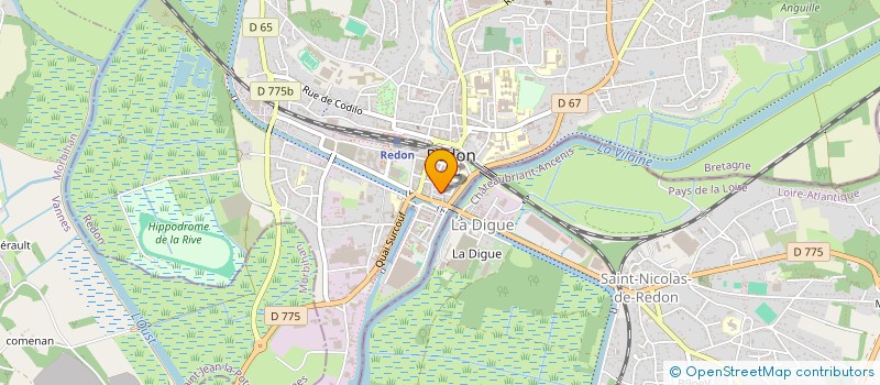 localisation de l'entreprise TERRE ET OCEAN DIFFUSION  REDON