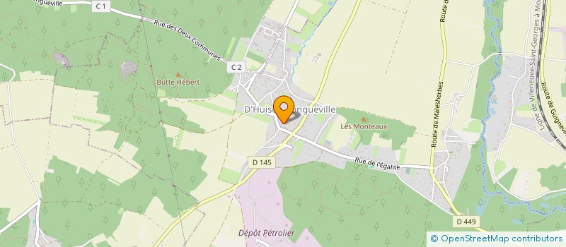localisation de l'entreprise TERRE ET PAYSAGE à D'HUISON-LONGUEVILLE