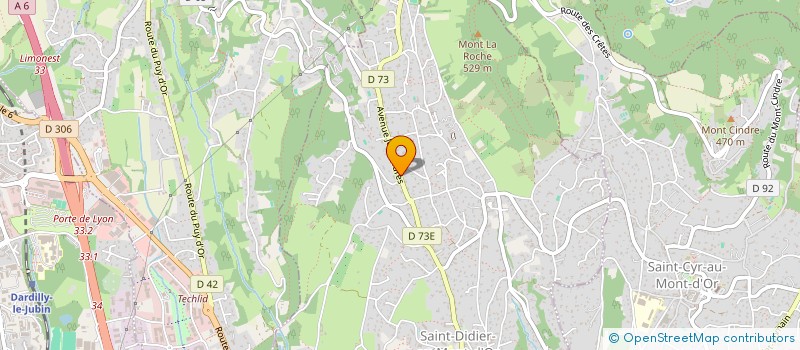 localisation de l'entreprise TERRE ET PIERRES  SAINT-DIDIER-AU-MONT-D'OR