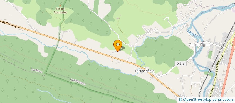 localisation de l'entreprise TERRE ET REFLETS D ARIEGE à CRAMPAGNA