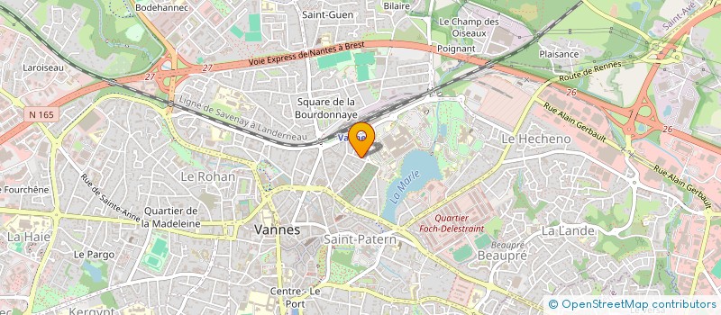 localisation de l'entreprise TERRE ET RONDE  VANNES