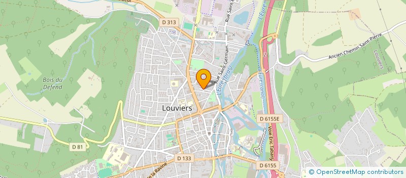 localisation de l'entreprise TERRE ET SOIE  LOUVIERS