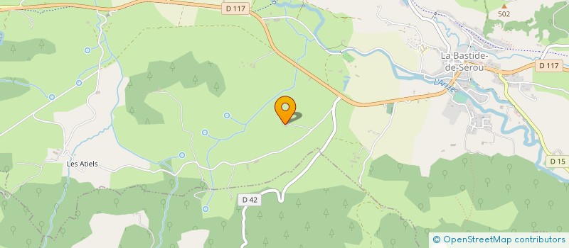 localisation de l'entreprise TERRE ET SOL à LA BASTIDE-DE-SEROU