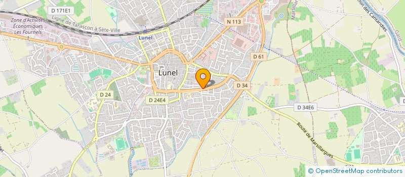 localisation de l'entreprise TERRE ET SOLEIL à LUNEL