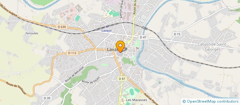 localisation de l'entreprise TERRE ET TERRES  GIROUSSENS