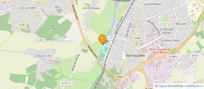 localisation de l'entreprise TERRE ET VERT à VERNOUILLET