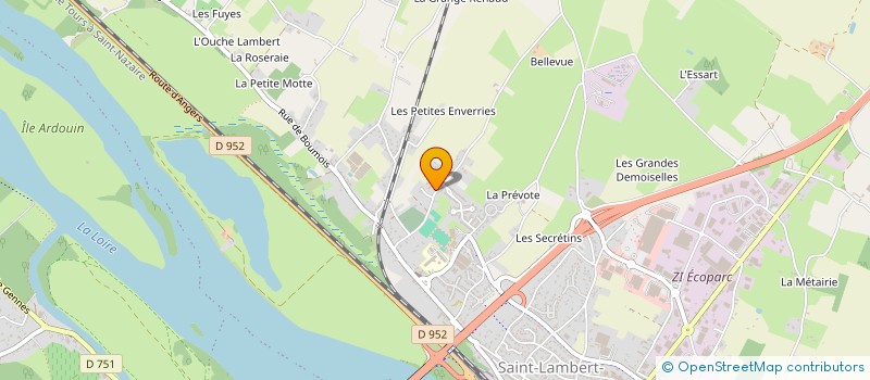 localisation de l'entreprise TERRE ET VINS  SAUMUR