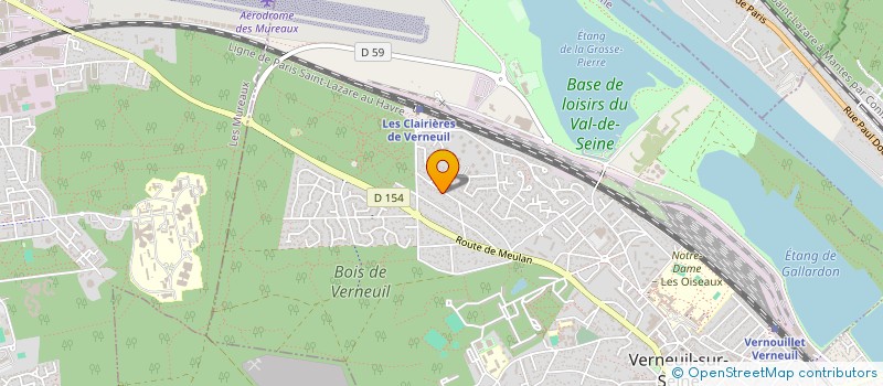 localisation de l'entreprise TERRE ET YOGA à VERNEUIL-SUR-SEINE