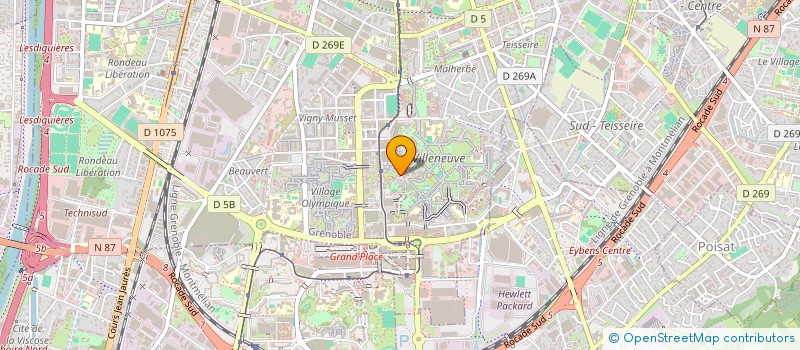 localisation de l'entreprise TERRE ETANCHEITE  SAINT-MARTIN-D'HERES