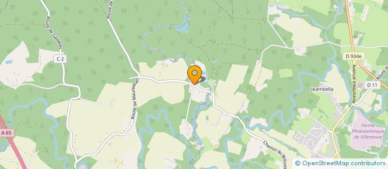 localisation de l'entreprise TERRE&FILLES  SAINT-CRICQ-VILLENEUVE