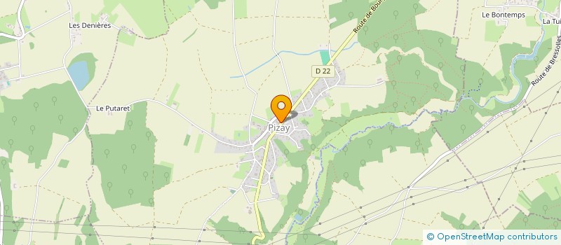 localisation de l'entreprise TERRE FLEURIE  PIZAY