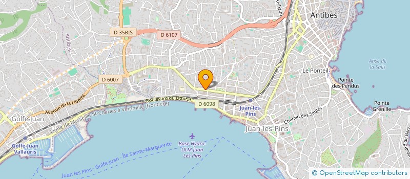 localisation de l'entreprise TERRE & FRUIT  ANTIBES